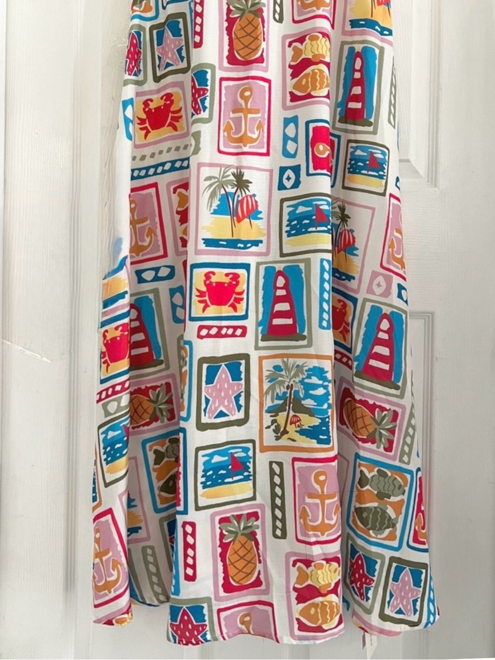 Commense Graffiti Print Sleeveless Long Dress - Picture 10 of 12
